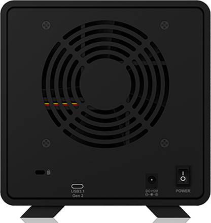 ICY BOX 60916 8.9 cm (3.5 Zoll) Festplattengehäuse 3.5 Zoll USB-C®, USB-A (USB 3.2 Gen 2)