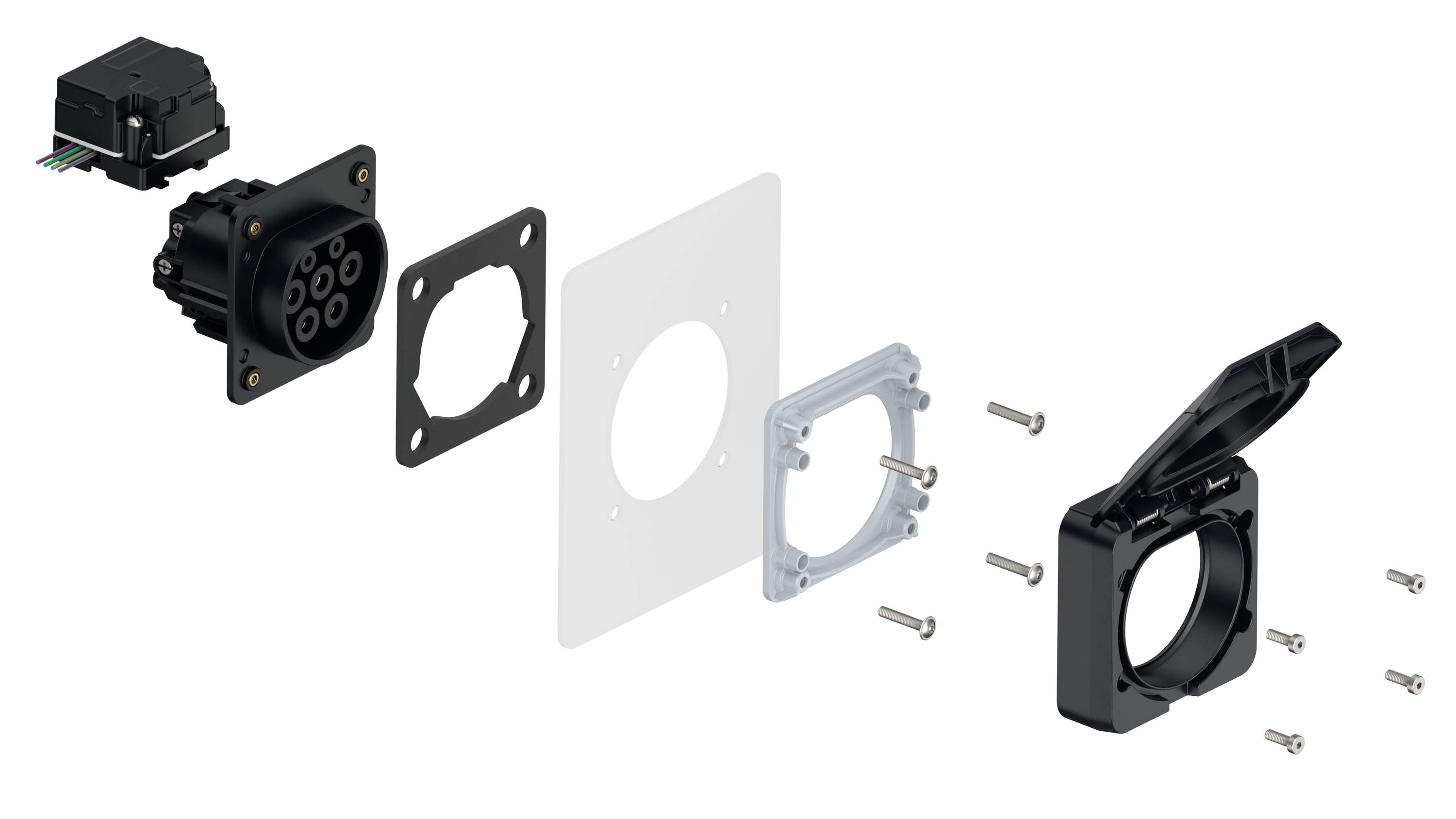 PCE e325-r eMobility Ladesteckdose Typ 2 32 A