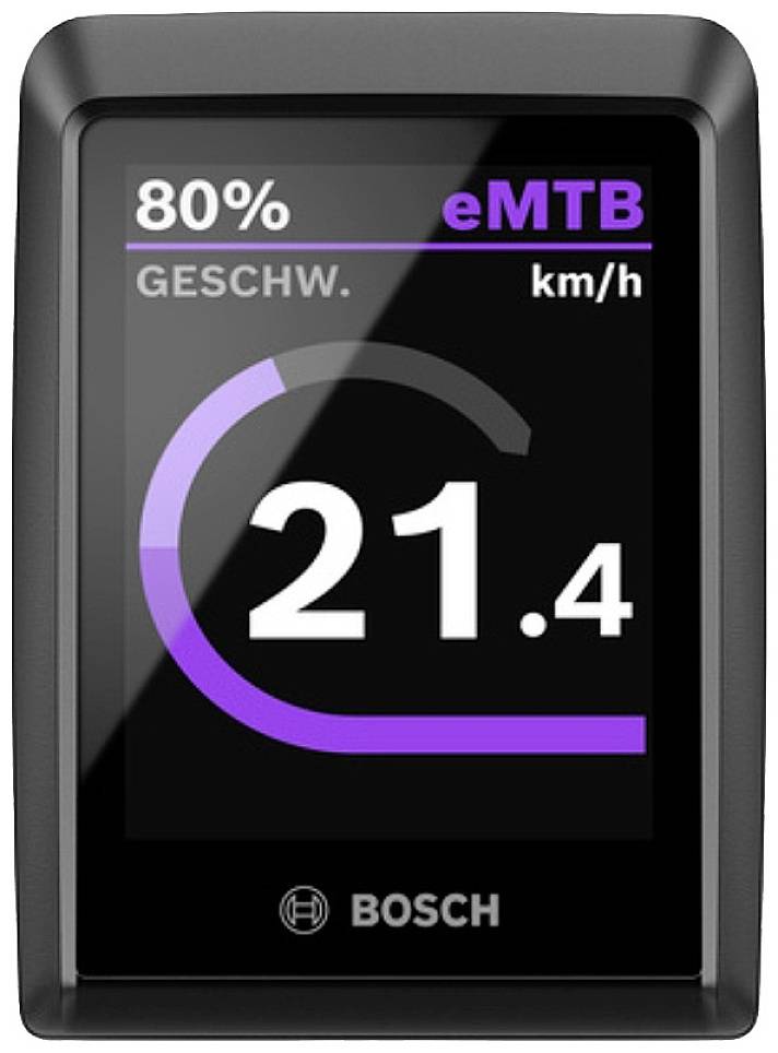 Bosch Kiox 300 Display Kabelübertragung mit Trittsensor, mit Vollgrafikdisplay