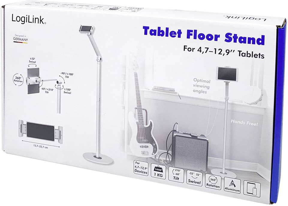 LogiLink AA0154 Tablet-Ständer Universal 11,9cm (4,7") - 32cm (12,6")