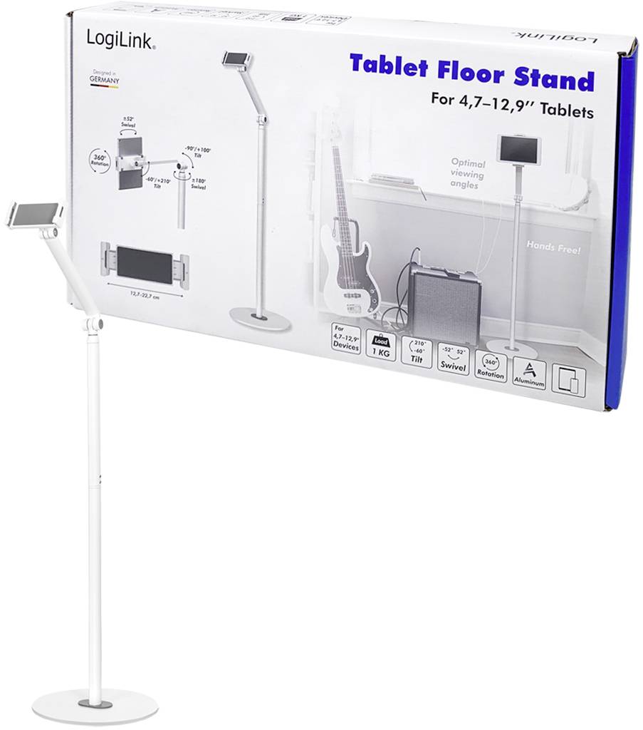 LogiLink AA0154 Tablet-Ständer Universal 11,9cm (4,7") - 32cm (12,6")