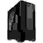 Lian Li LANCOOL II Mesh C Performance RGB Midi-Tower PC-Gehäuse, Gaming-Gehäuse Schwarz 3 vorinstallierte Lüfter, Lüftersteuerung