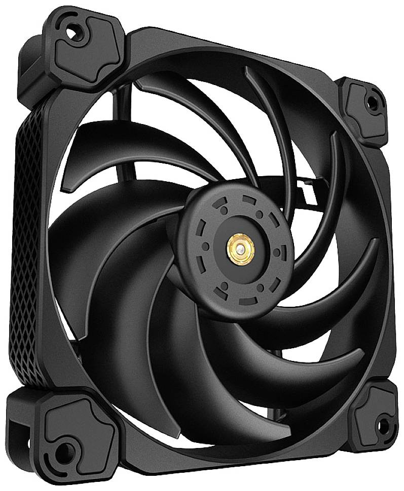 Jonsbo HF-120 PWM PC-Gehäuse-Lüfter Schwarz (B x H x T) 120 x 25 x 120mm