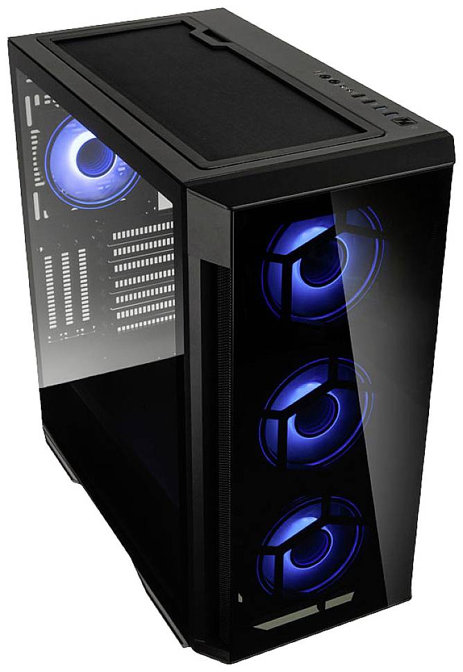 Kolink Observatory Z ARGB Midi-Tower - schwarz Midi-Tower Gehäuse, Gaming-Gehäuse Schwarz 4