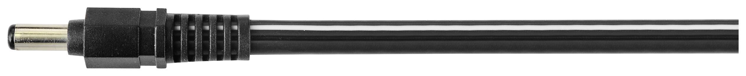 Schwarzes HDMI-Kabel mit sichtbarem Steckverbinder auf weißem Hintergrund.