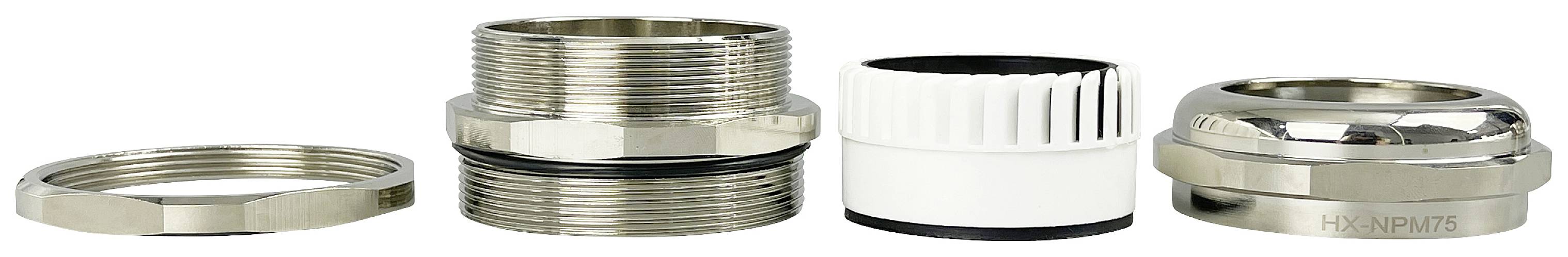 TRU COMPONENTS TC-10302864 Kabelverschraubung M75 Messing (vernickelt) Metall 1St.