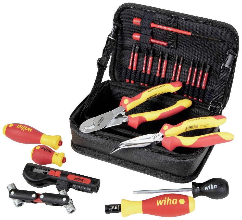 Wiha Wallbox-Installation 45289 Werkzeugset Elektriker in Tasche