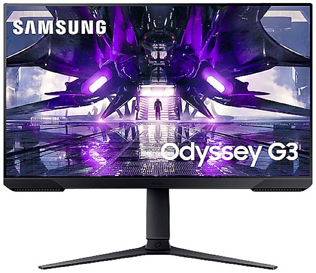 Samsung Odyssey G3 S27AG322NU LED-Monitor EEK E (A - G) 68.6 cm (27 Zoll) 1920 x 1080 Pixel 16:9 1 ms HDMI®, DisplayPort, Kopfhörer (3.5 mm Klinke)