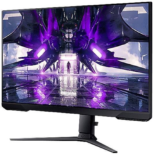 Samsung Odyssey G3 S27AG322NU LED-Monitor EEK E (A - G) 68.6 cm (27 Zoll) 1920 x 1080 Pixel 16:9 1 ms HDMI®, DisplayPort, Kopfhörer (3.5 mm Klinke)