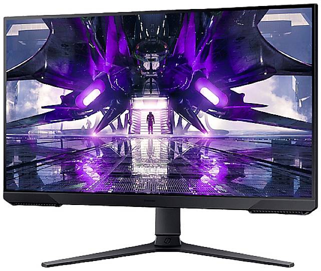 Samsung Odyssey G3 S27AG322NU LED-Monitor EEK E (A - G) 68.6 cm (27 Zoll) 1920 x 1080 Pixel 16:9 1 ms HDMI®, DisplayPort, Kopfhörer (3.5 mm Klinke)
