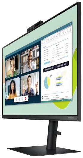 Samsung S24A400VEU Business LED-Monitor EEK E (A - G) 61 cm (24 Zoll) 1920 x 1080 Pixel 16:9 5 ms HDMI®, VGA, DisplayPort, USB-A (USB 3.2 Gen 1), Ko