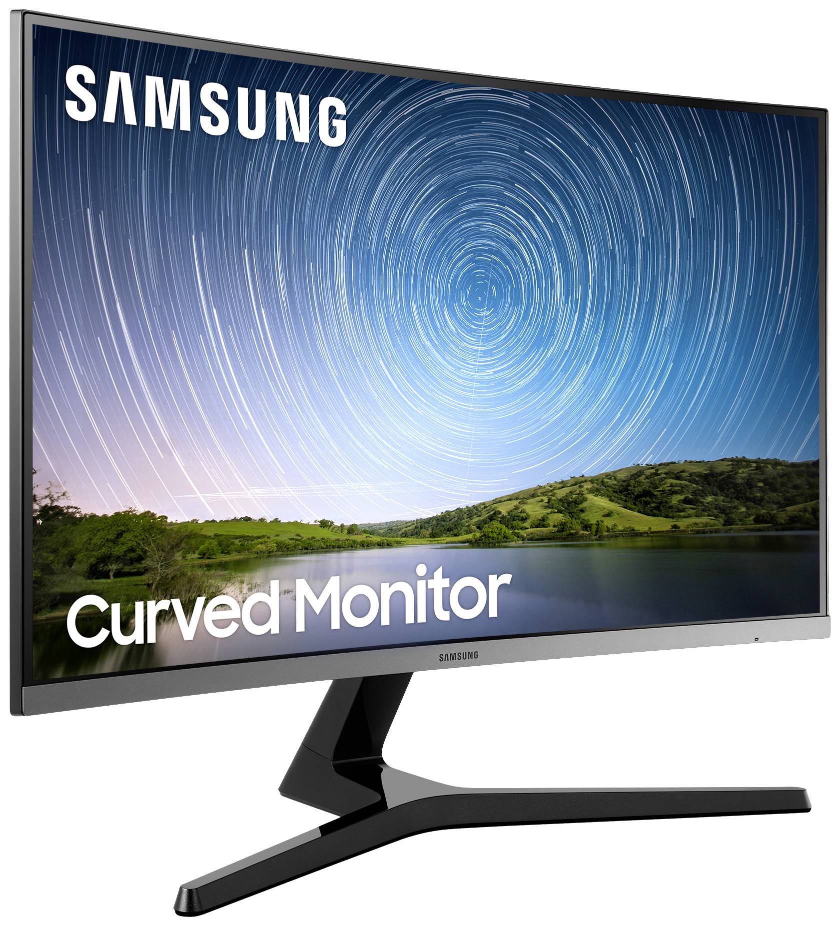 Samsung C27R502FHR Curved LED-Monitor EEK F (A - G) 68.6 cm (27 Zoll) 1920 x 1080 Pixel 16:9 4 ms HDMI®, VGA, Kopfhörer (3.5 mm Klinke) VA LED