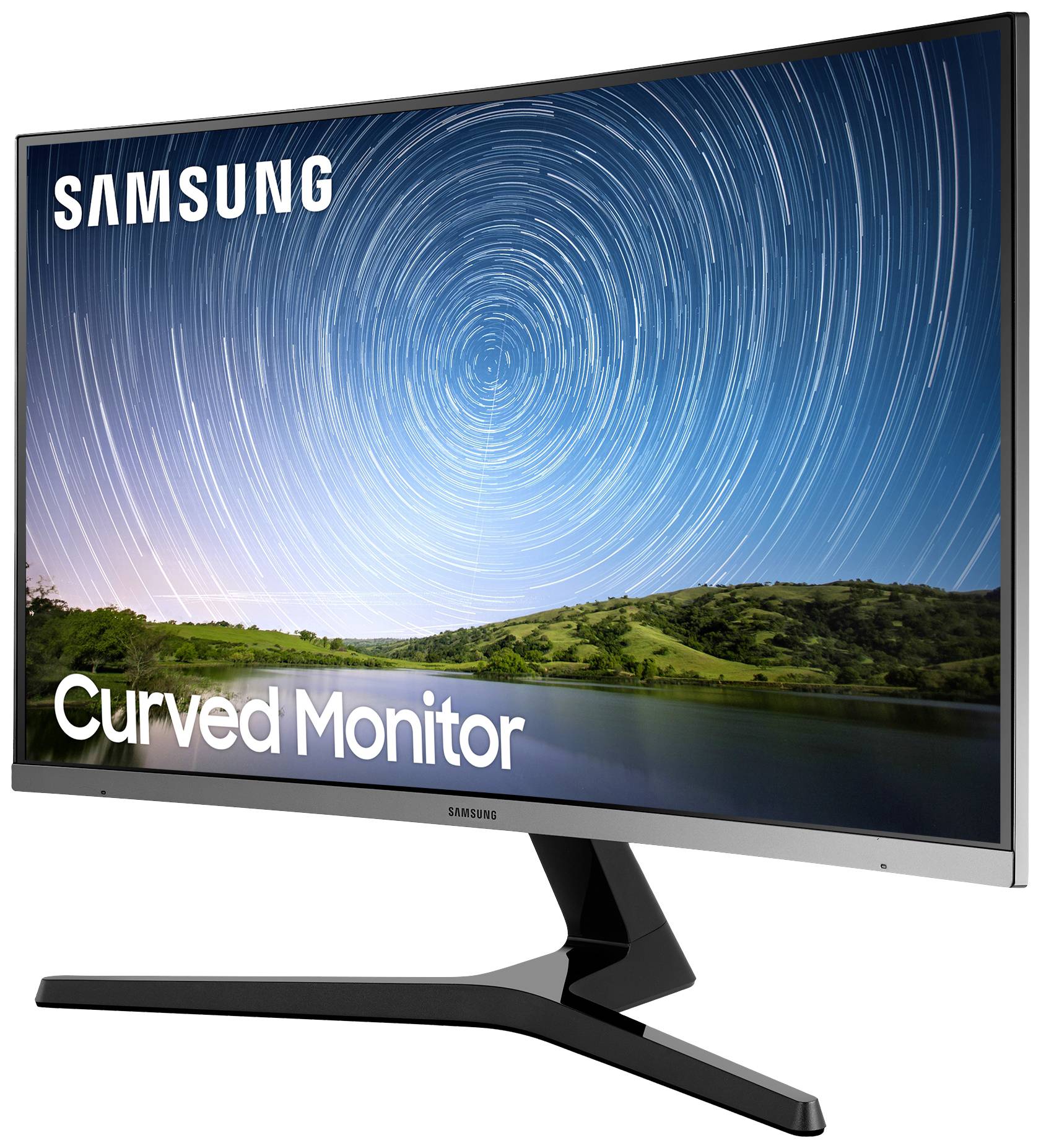 Samsung C27R502FHR Curved LED-Monitor EEK F (A - G) 68.6 cm (27 Zoll) 1920 x 1080 Pixel 16:9 4 ms HDMI®, VGA, Kopfhörer (3.5 mm Klinke) VA LED