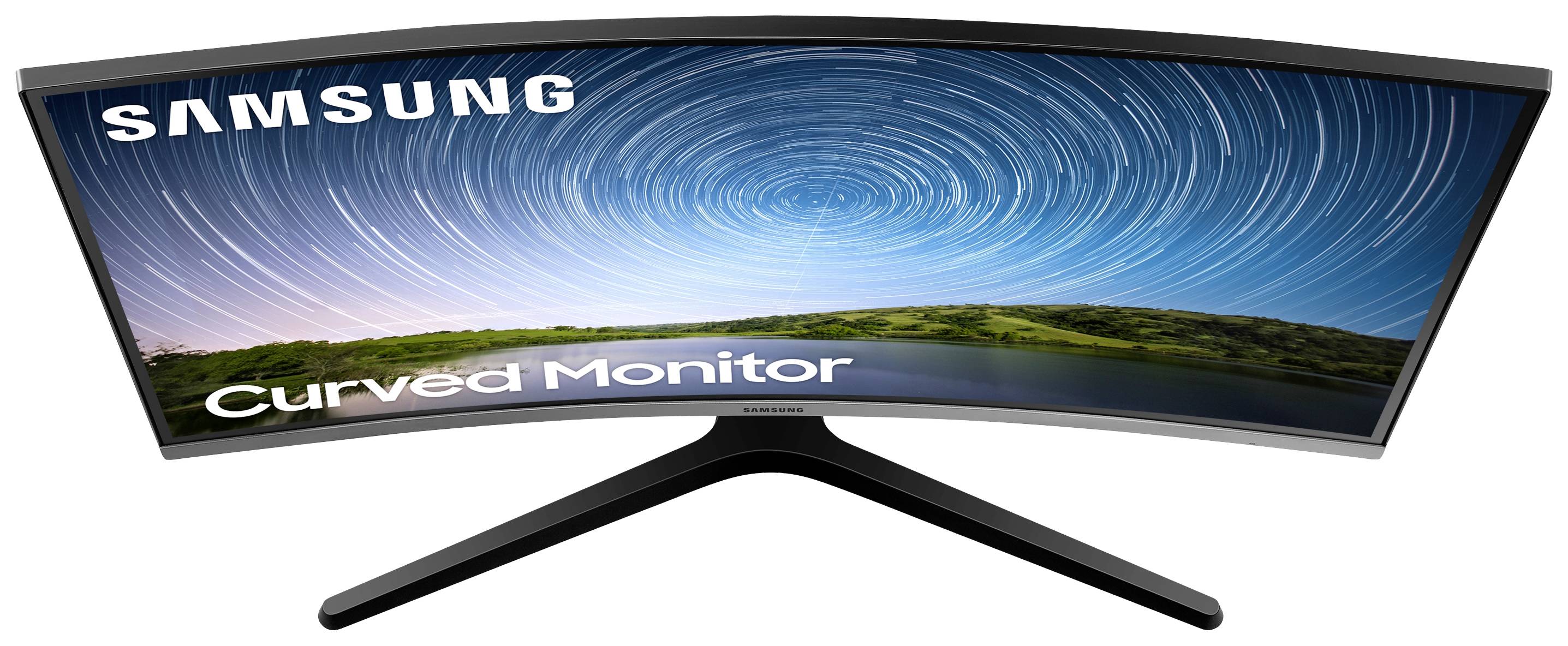 Samsung C27R502FHR Curved LED-Monitor EEK F (A - G) 68.6 cm (27 Zoll) 1920 x 1080 Pixel 16:9 4 ms HDMI®, VGA, Kopfhörer (3.5 mm Klinke) VA LED