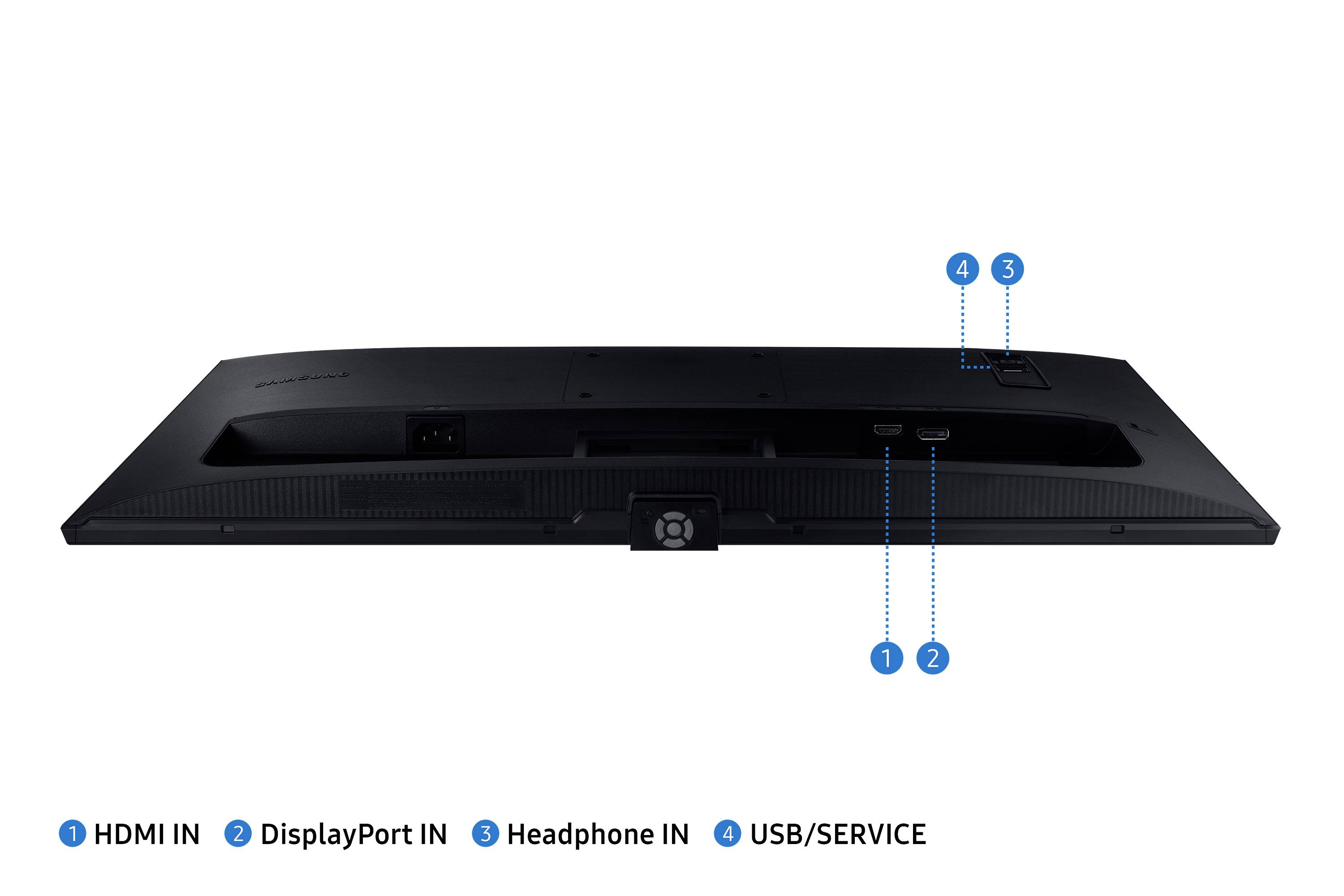 Samsung S27A706NWU LED-Monitor EEK G (A - G) 68.6 cm (27 Zoll) 3840 x 2160 Pixel 16:9 5 ms HDMI®, DisplayPort, Kopfhörer (3.5 mm Klinke) IPS LED