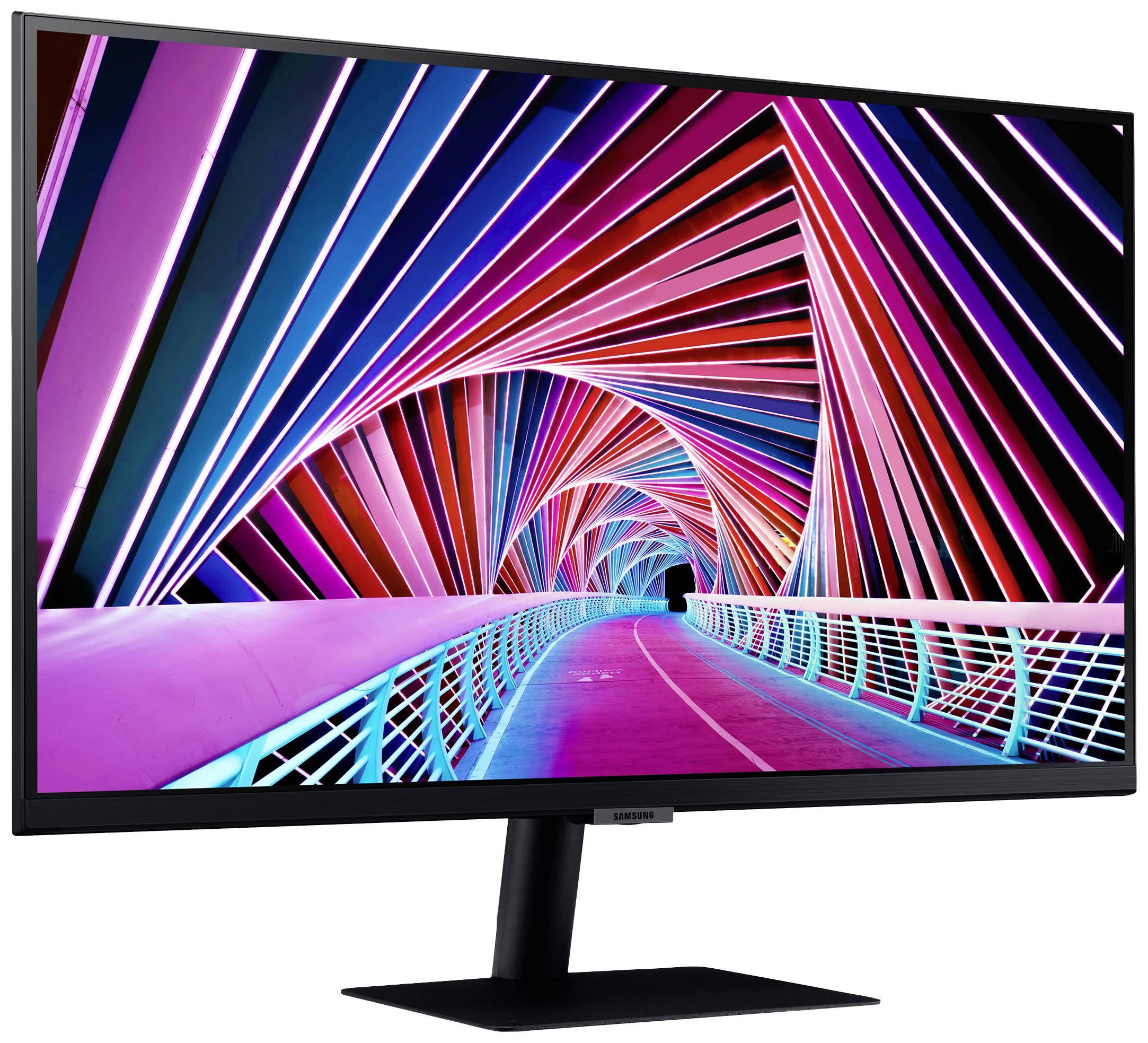 Samsung S27A706NWU LED-Monitor EEK G (A - G) 68.6 cm (27 Zoll) 3840 x 2160 Pixel 16:9 5 ms HDMI®, DisplayPort, Kopfhörer (3.5 mm Klinke) IPS LED