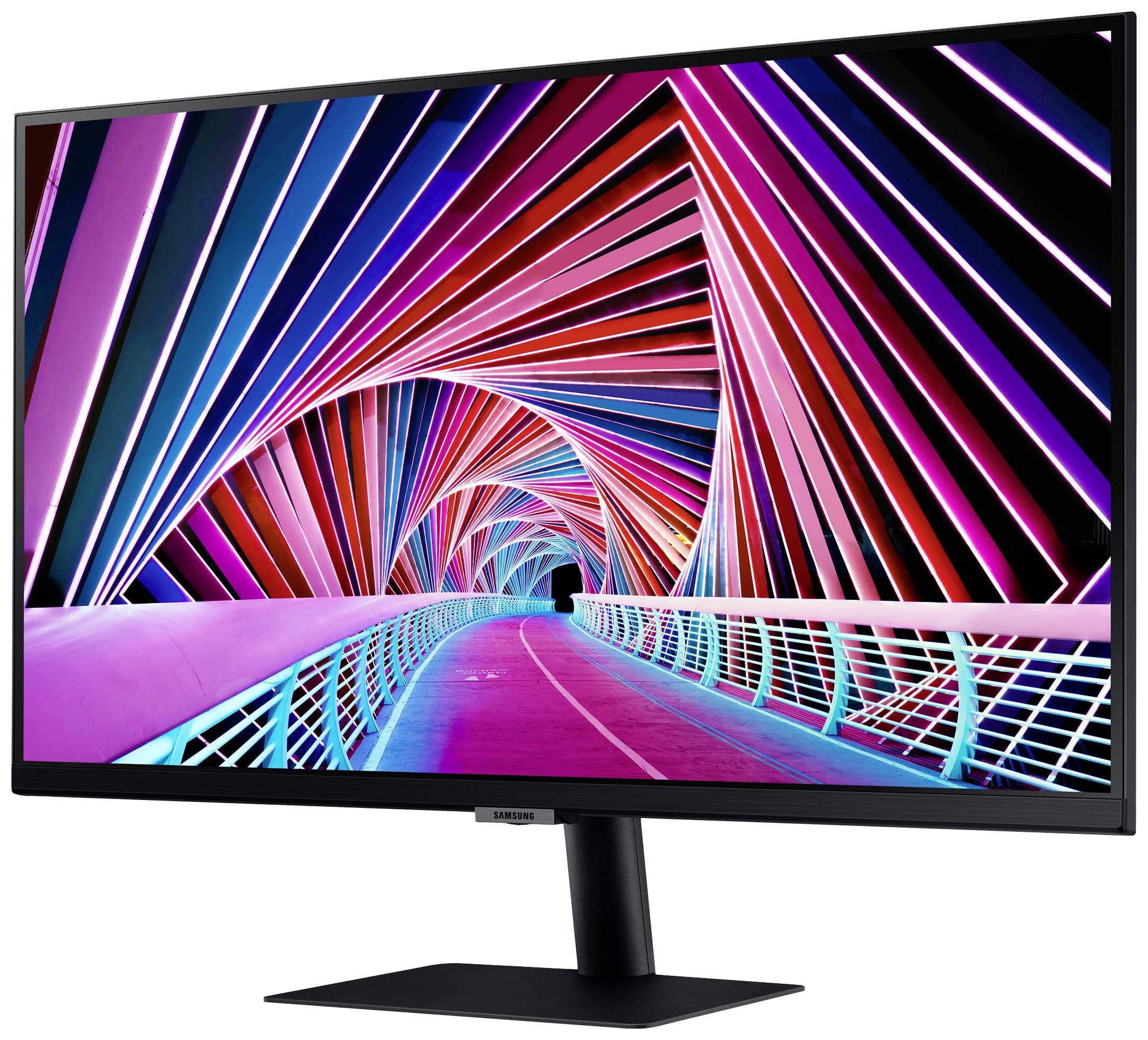 Samsung S27A706NWU LED-Monitor EEK G (A - G) 68.6 cm (27 Zoll) 3840 x 2160 Pixel 16:9 5 ms HDMI®, DisplayPort, Kopfhörer (3.5 mm Klinke) IPS LED
