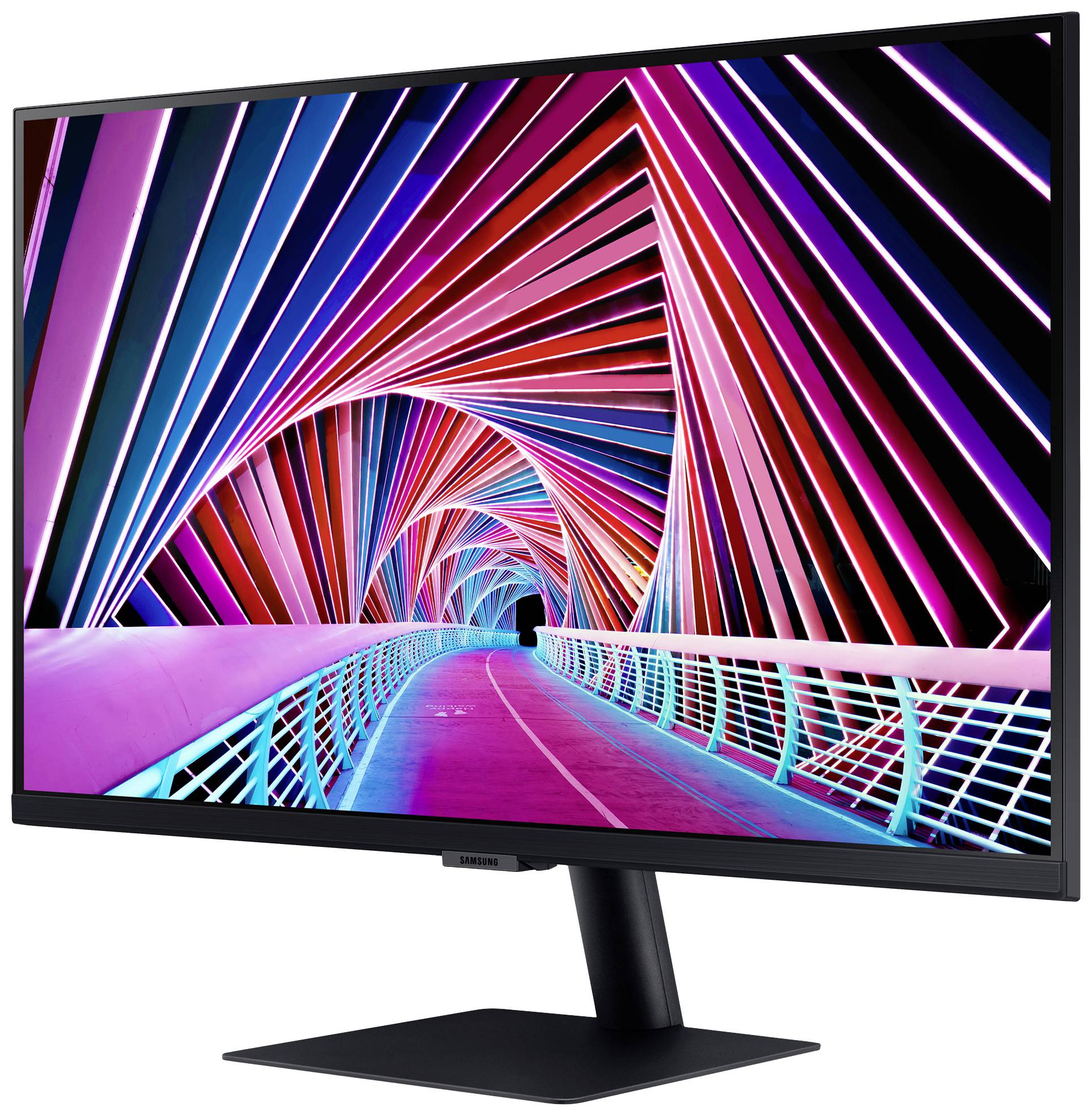 Samsung S27A706NWU LED-Monitor EEK G (A - G) 68.6 cm (27 Zoll) 3840 x 2160 Pixel 16:9 5 ms HDMI®, DisplayPort, Kopfhörer (3.5 mm Klinke) IPS LED