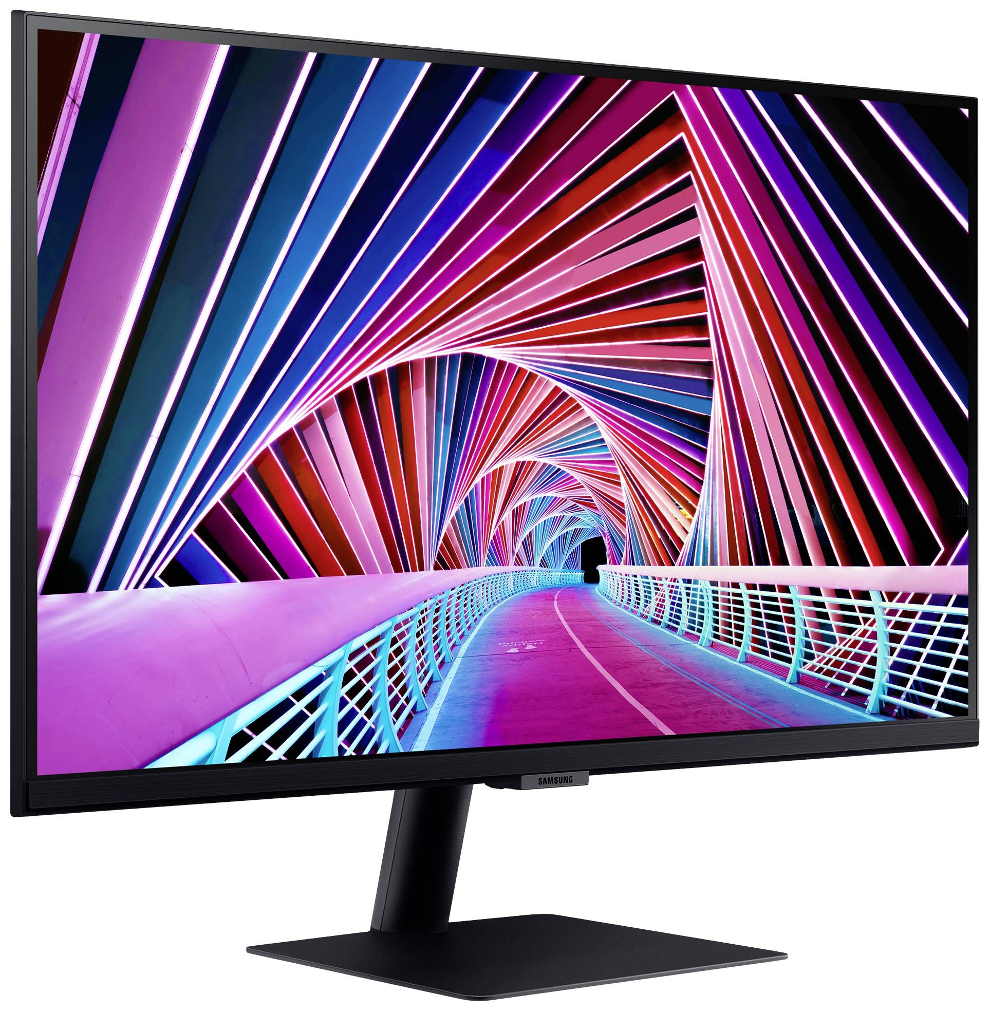 Samsung S27A706NWU LED-Monitor EEK G (A - G) 68.6 cm (27 Zoll) 3840 x 2160 Pixel 16:9 5 ms HDMI®, DisplayPort, Kopfhörer (3.5 mm Klinke) IPS LED