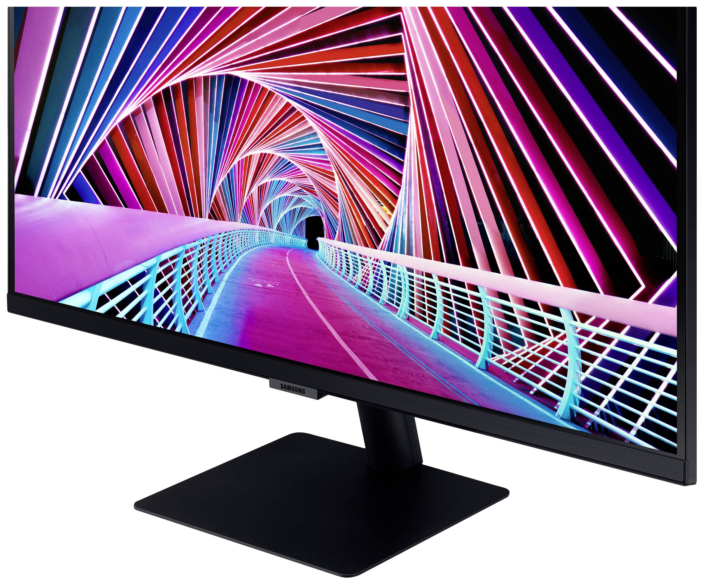 Samsung S27A706NWU LED-Monitor EEK G (A - G) 68.6 cm (27 Zoll) 3840 x 2160 Pixel 16:9 5 ms HDMI®, DisplayPort, Kopfhörer (3.5 mm Klinke) IPS LED