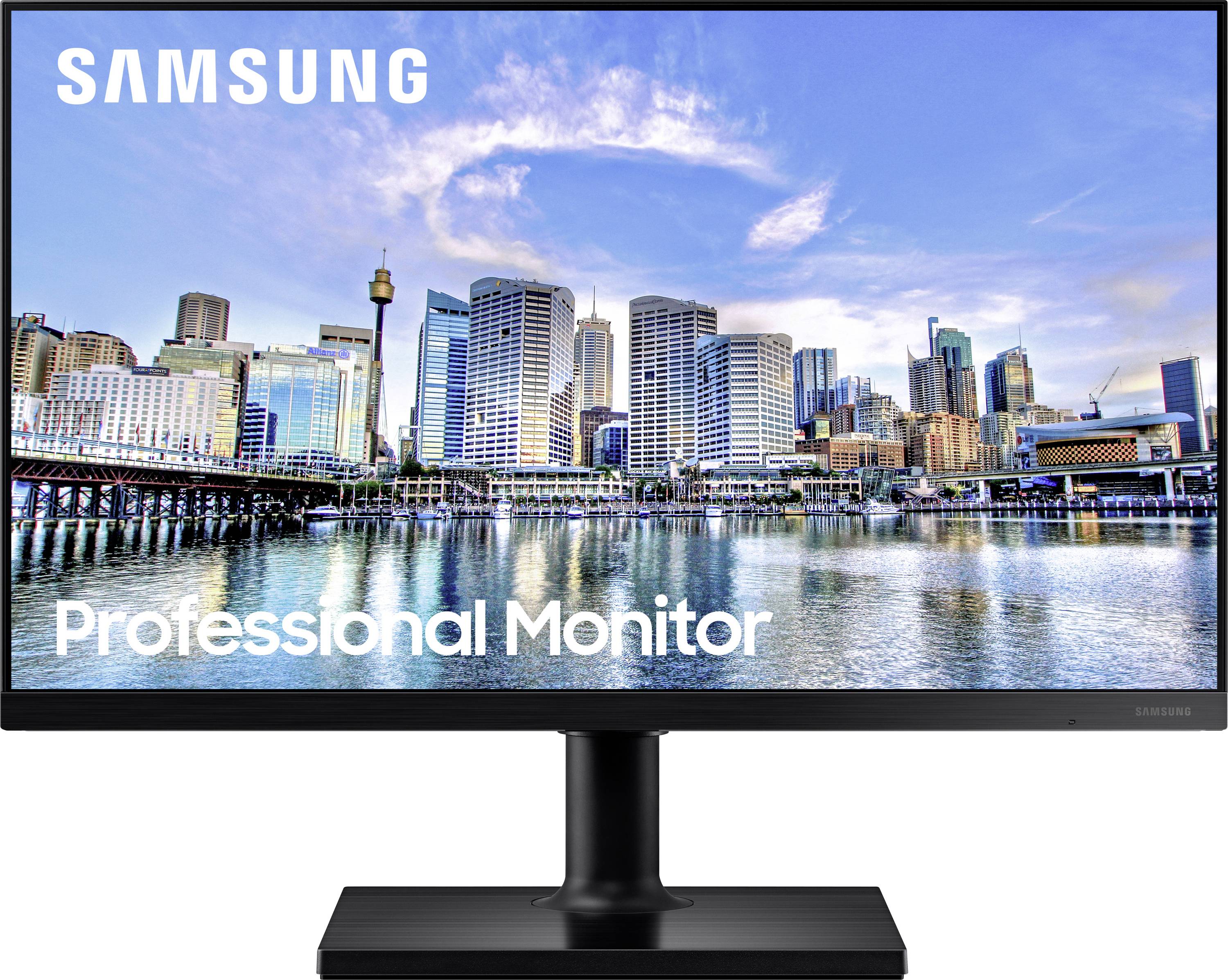 Samsung F27T450FZU Business LED-Monitor EEK D (A - G) 68.6 cm (27 Zoll) 1920 x 1080 Pixel 16:9 5 ms HDMI®, DisplayPort, USB-A (USB 2.0), Kopfhörer