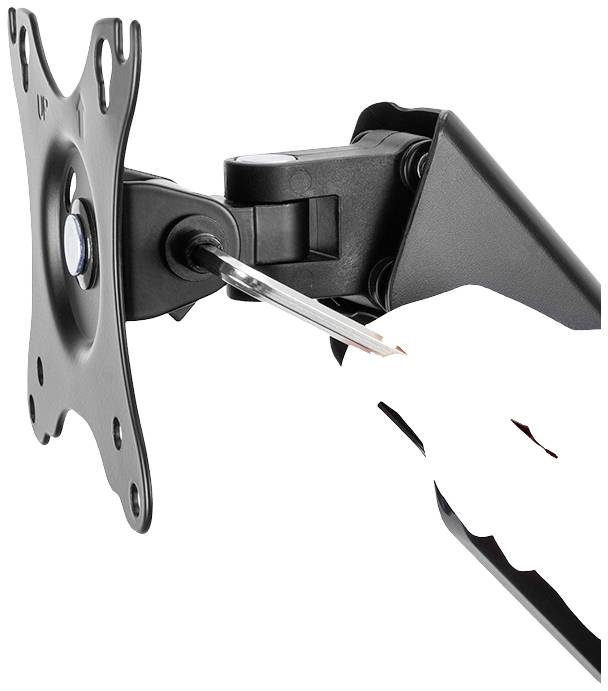 Neomounts WL70-440BL11 TV-Wandhalterung Neigbar, Schwenkbar, Höhenverstellbar 43,2cm (17") - 81,3cm (32") Neigbar, Rotierbar