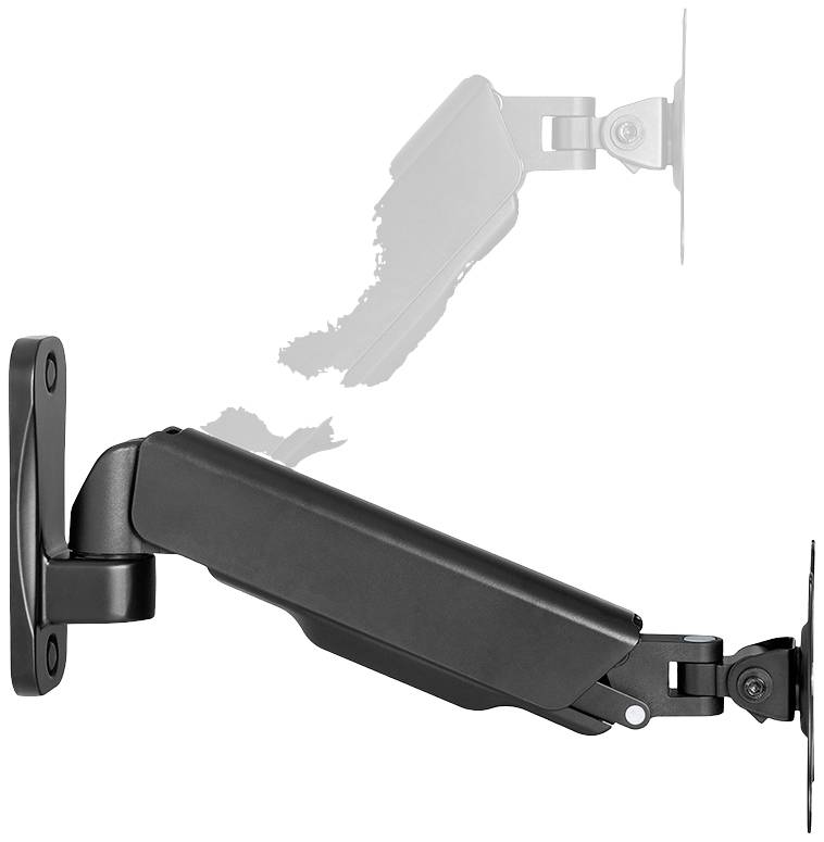 Neomounts WL70-440BL11 TV-Wandhalterung Neigbar, Schwenkbar, Höhenverstellbar 43,2cm (17") - 81,3cm (32") Neigbar, Rotierbar