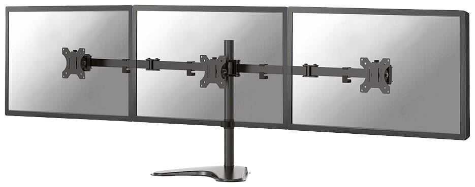 Neomounts FPMA-D550DD3BLACK 3fach Monitor-Tischhalterung 33,0cm (13") - 68,6cm (27") Schwarz Neigbar, Rotierbar, Schwenkbar
