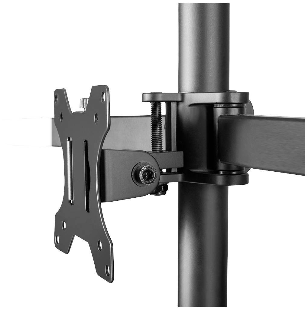 Neomounts FPMA-D550DD3BLACK 3fach Monitor-Tischhalterung 33,0cm (13") - 68,6cm (27") Schwarz Neigbar, Rotierbar, Schwenkbar