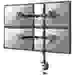 Neomounts FPMA-D550D4BLACK 4fach Monitor-Tischhalterung 33,0 cm (13") - 81,3 cm (32") Schwarz Neigb