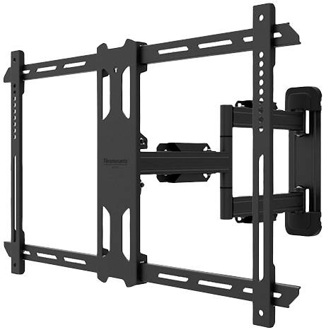 Wandhalterung für Fernseher mit verstellbaren Armen, geeignet für verschiedene TV-Größen. In Schwarz, für einfache Montage an der Wand.