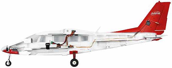 Multiplex RR Partenivia P.68 RC Modellflugzeug RR 1400mm
