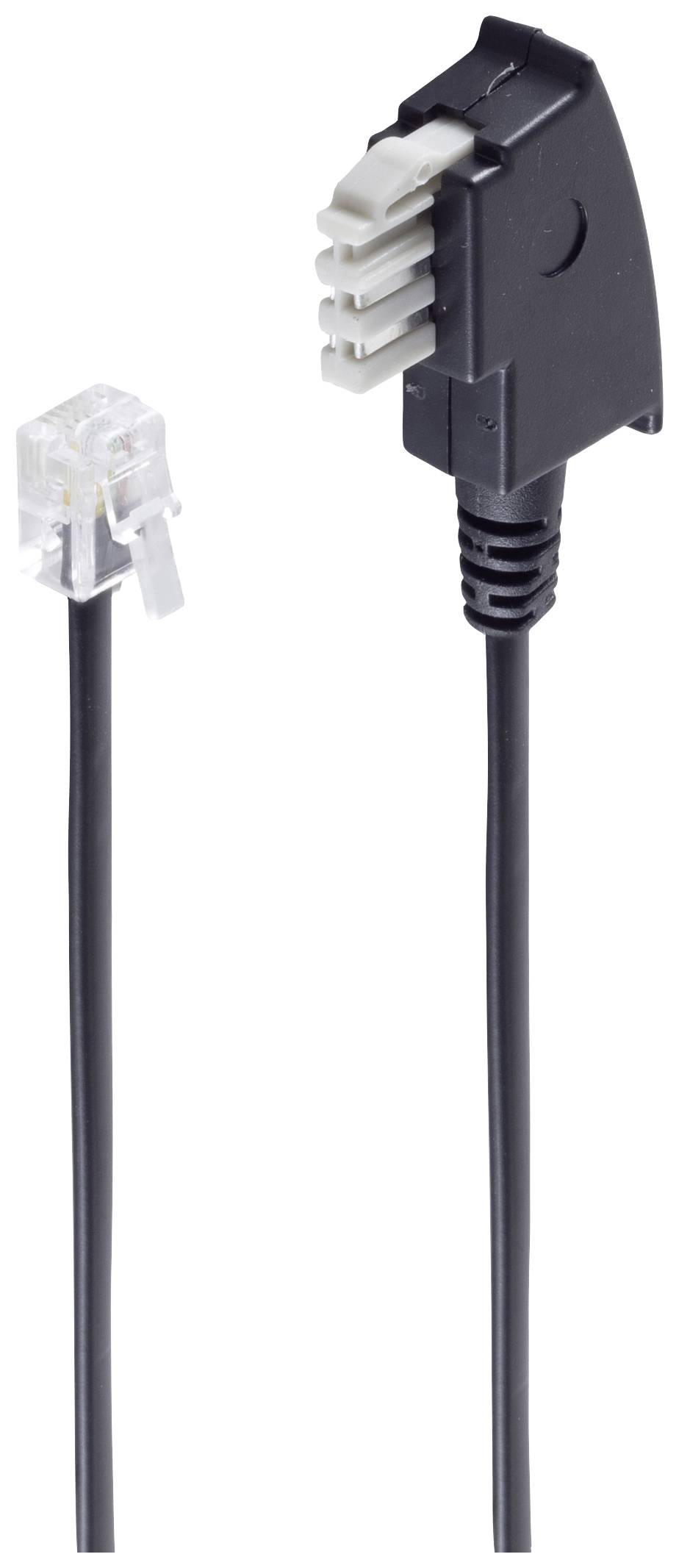 Shiverpeaks Fax Anschlusskabel [1x TAE-N-Stecker - 1x RJ11-Stecker 6p4c] 10 m Schwarz