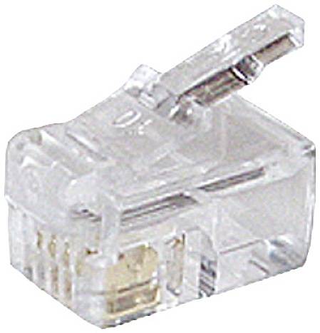 Shiverpeaks BASIC-S Netzwerk Modular-Stecker RJ10 4polig, 4 Kontakte belegt, vergoldete