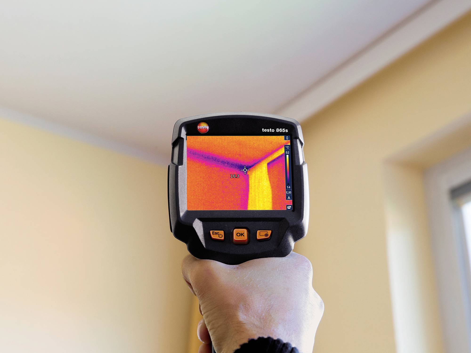 Testo 865s Wärmebildkamera -20 bis +280°C 160 x 120 Pixel 9Hz