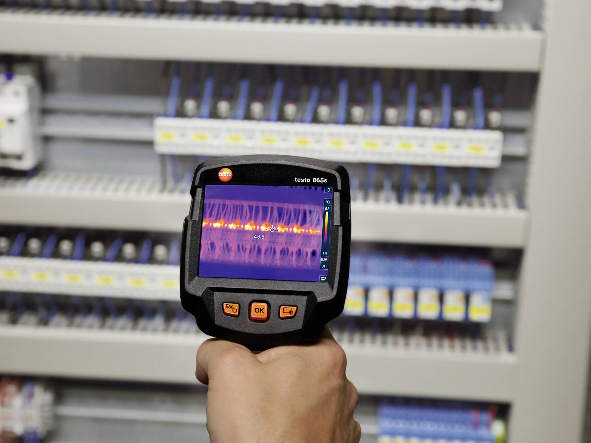 Testo 865s Wärmebildkamera -20 bis +280°C 160 x 120 Pixel 9Hz