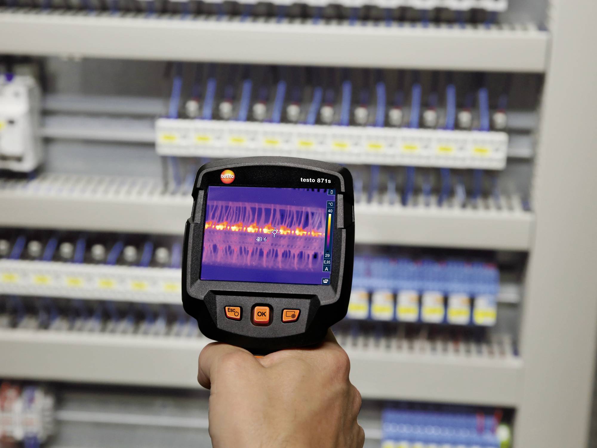 Testo 871s Wärmebildkamera -30 bis +650°C 240 x 180 Pixel 9Hz