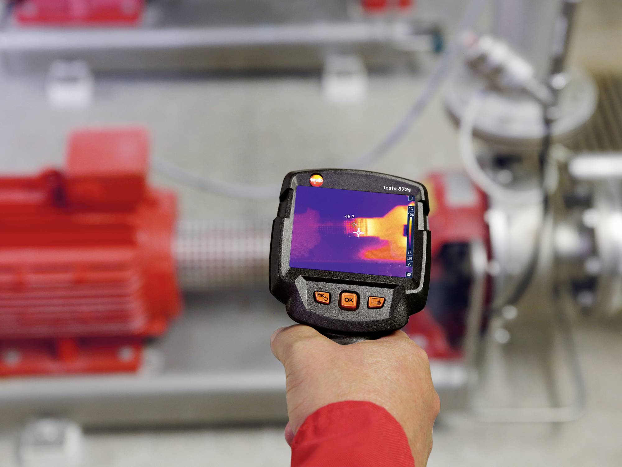 Testo 872s Wärmebildkamera -30 bis +650°C 320 x 240 Pixel 9Hz