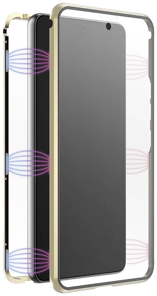 White Diamonds 360° Glass Case Samsung Galaxy A53 5G Gold Stoßfest