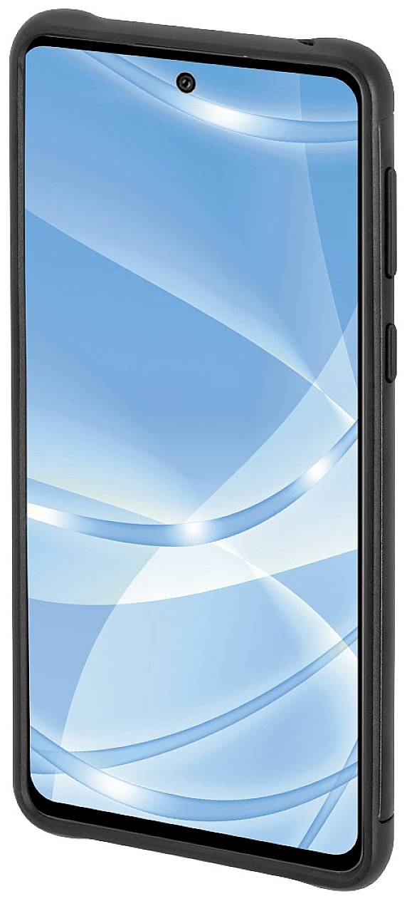 Hama Metallic Frame Backcover Samsung Galaxy A53 5G Transparent, Schwarz Induktives Laden 00177919