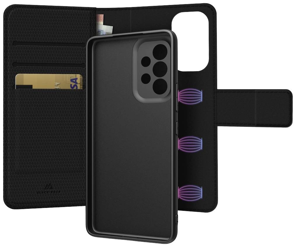 Black Rock 2in1 Case Samsung Galaxy A53 5G Schwarz Induktives Laden