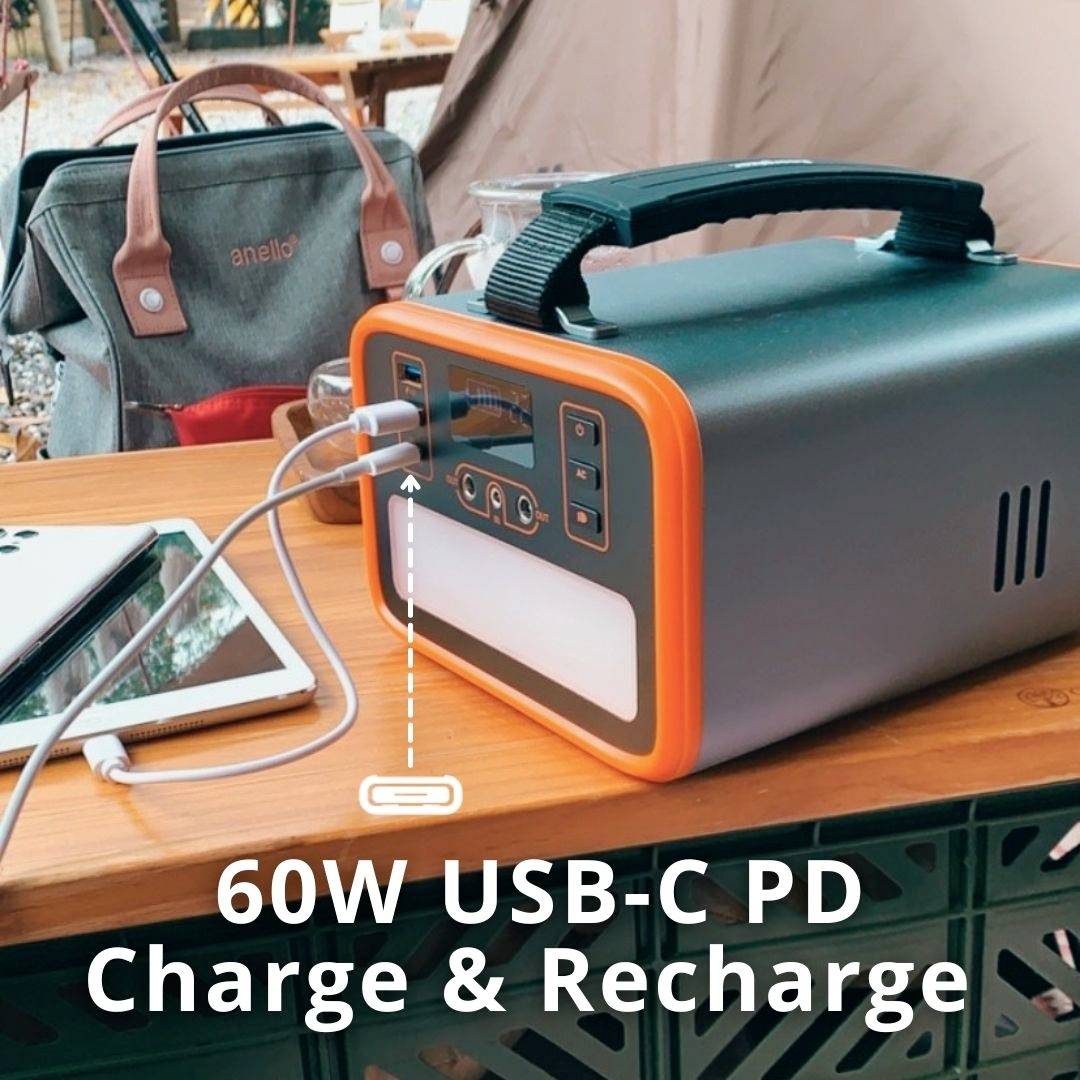 Energizer PPS240W2 Powerstation 72Ah LiFePO 4 Schwarz/Orange