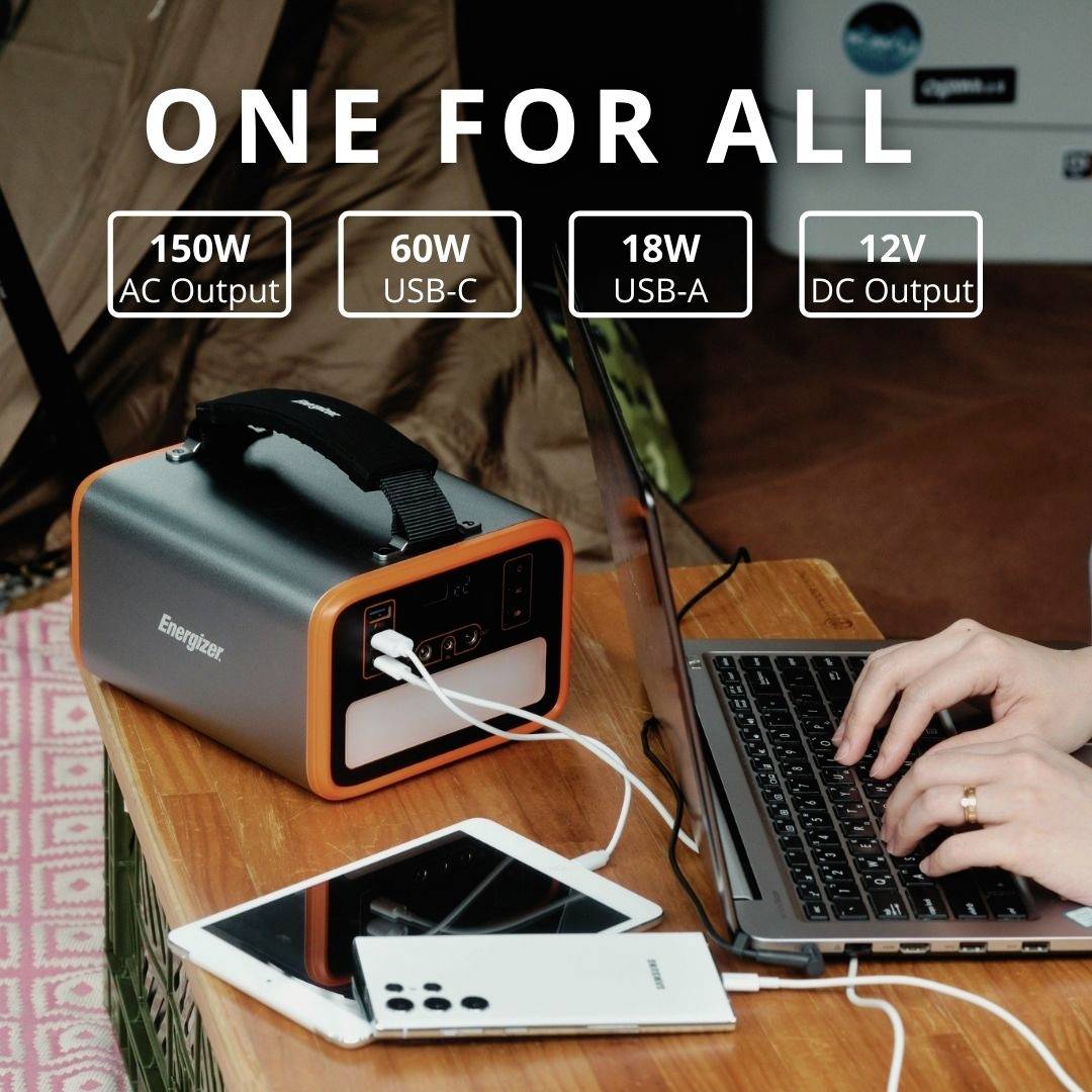 Energizer PPS240W2 Powerstation 72Ah LiFePO 4 Schwarz/Orange