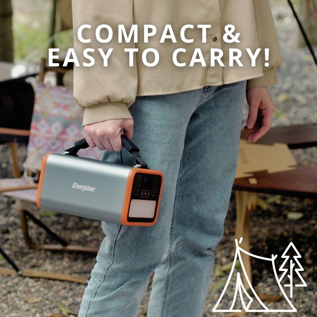 Energizer PPS240W2 Powerstation 72Ah LiFePO 4 Schwarz/Orange