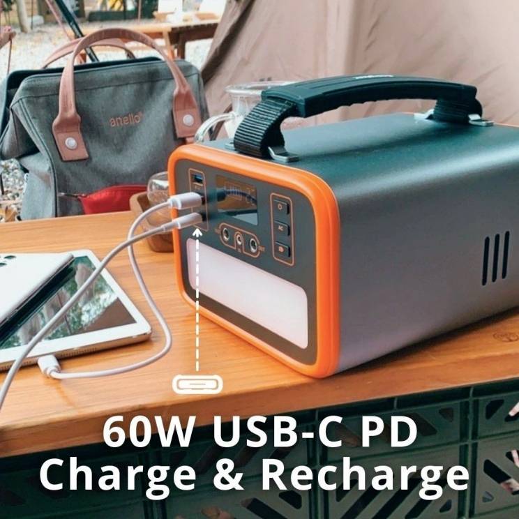 Energizer PPS240W2 Powerstation 72Ah LiFePO 4 Schwarz/Orange