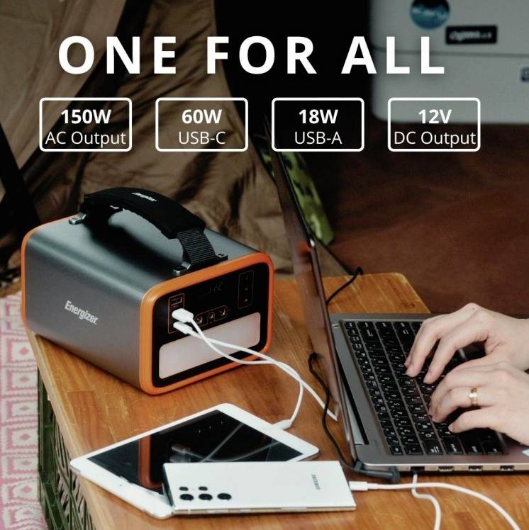 Energizer PPS240W2 Powerstation 72Ah LiFePO 4 Schwarz/Orange