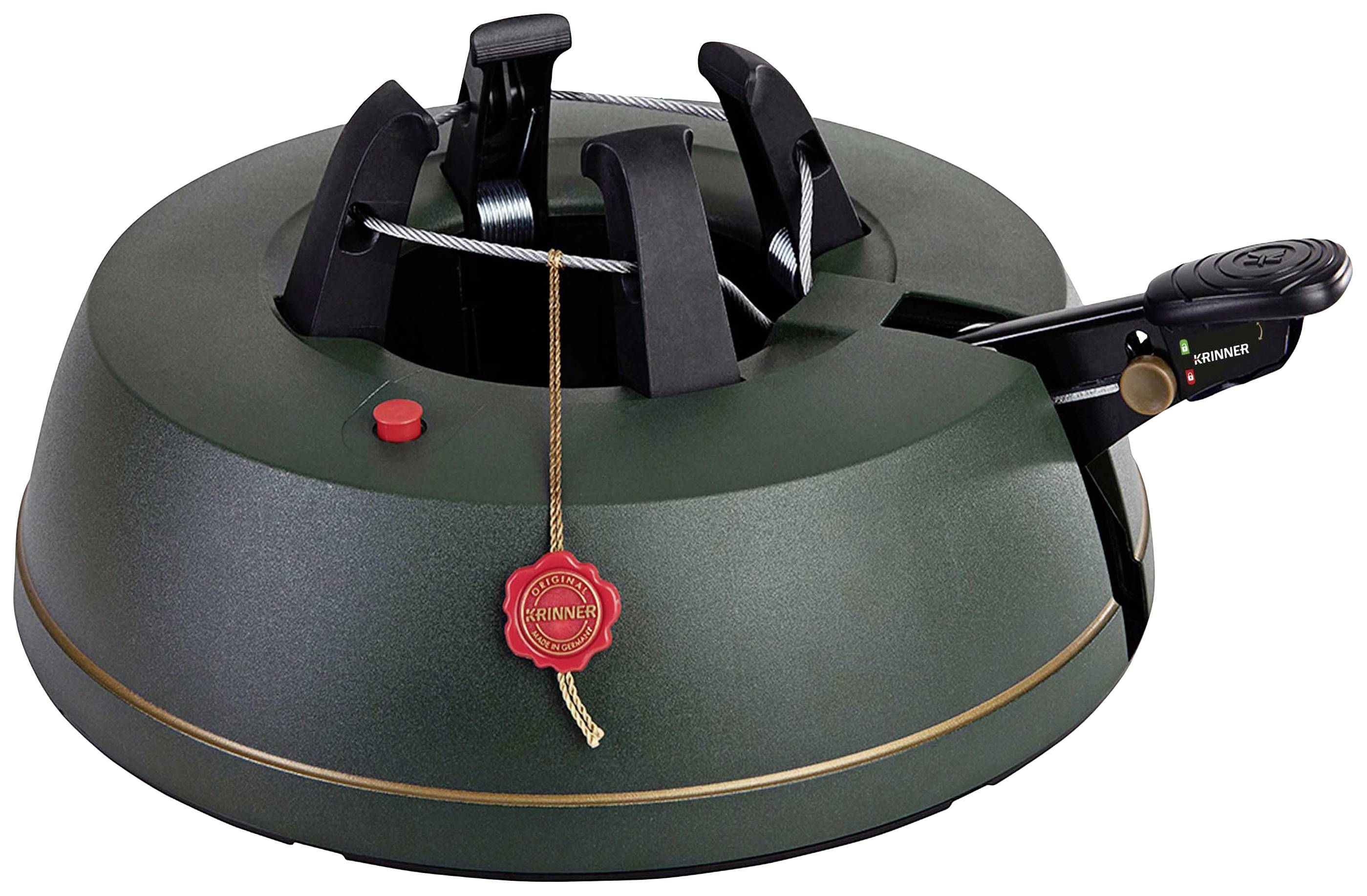 Krinner 94225 KRINNER Comfort Grip M Weihnachtsbaumständer Baumhöhe (max.) 2.5 m Einseiltechnik mit Fußhebel Wasserstandsanzeige