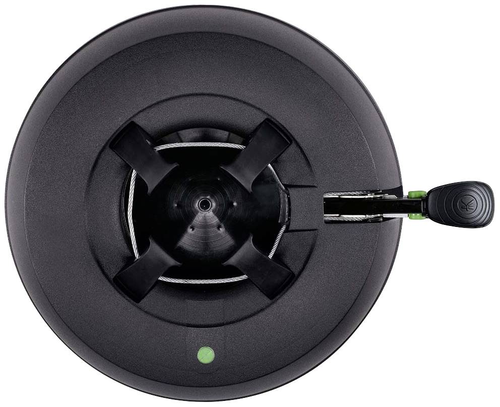 Krinner 94219 KRINNER Green Line Comfort Grip S Weihnachtsbaumständer Baumhöhe (max.) 2.2 m Einseiltechnik mit Fußhebel