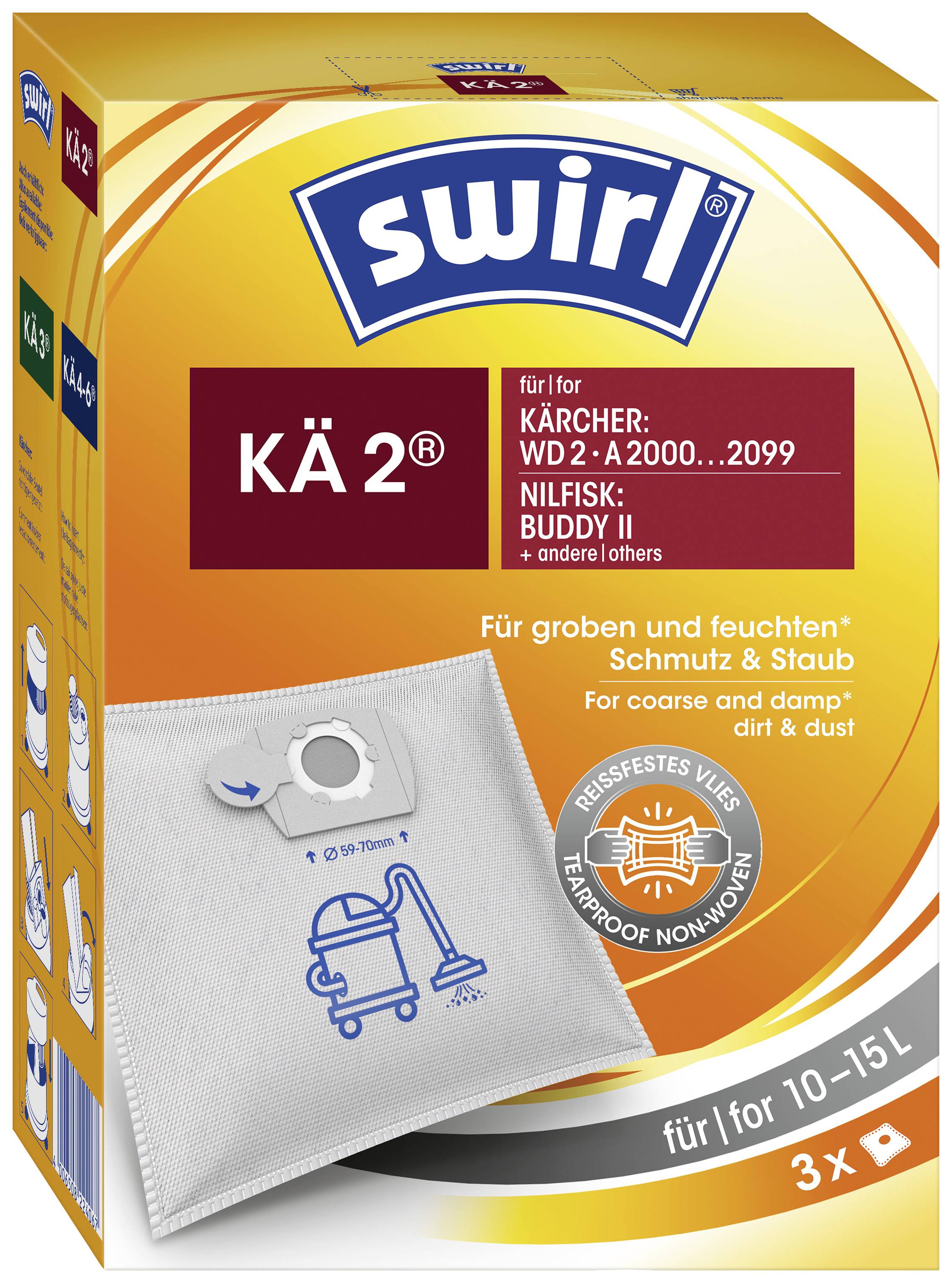 Swirl KÄ 2® Staubsaugerbeutel 3 St.