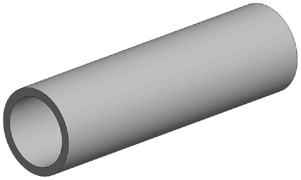Polystyrol Rohr (Ø x L) 4.8 mm x 350 mm 4 St.
